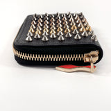 Christian Louboutin coin purse 1175148 Studs leather Black Women Used