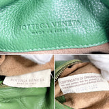 BOTTEGAVENETA Handbag Intrecciato leather green Women Used