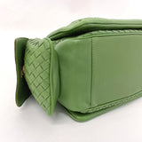 BOTTEGAVENETA Handbag Intrecciato leather green Women Used