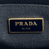 PRADA Tote Bag 1BG439 Canapa mini 2WAY canvas Navy Women Used