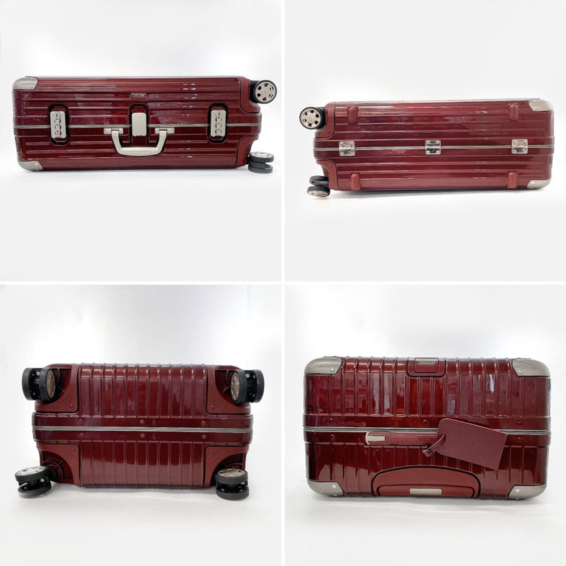 RIMOWA suitcase 881.63.34.4 Limbo 4 wheels Polycarbonate Bordeaux Bordeaux unisex Used