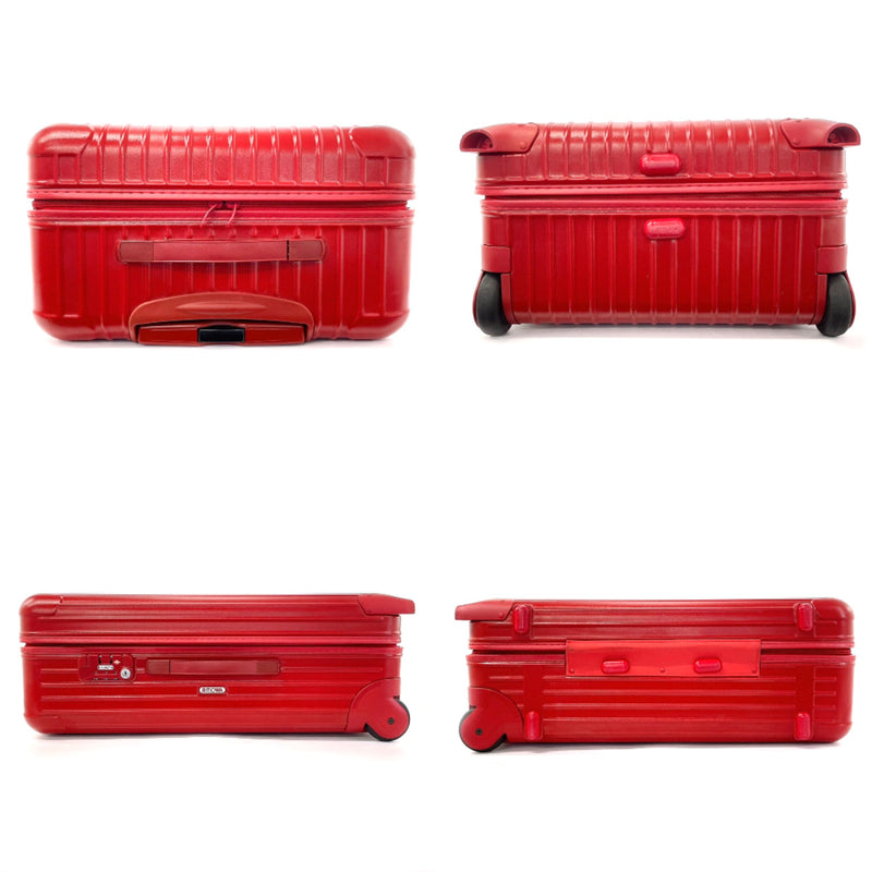 RIMOWA suitcase 855.63 salsa Two wheels Polycarbonate Red unisex Second hand