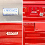 RIMOWA suitcase 855.63 salsa Two wheels Polycarbonate Red unisex Second hand