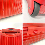 RIMOWA suitcase 855.63 salsa Two wheels Polycarbonate Red unisex Second hand