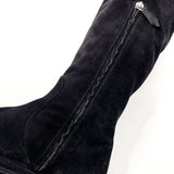 MIU MIU boots Mouton boots Suede Black Women Used