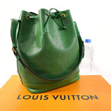 LOUIS VUITTON Shoulder Bag M44004 Noe Epi Leather green green Women Second hand