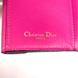 Christian Dior Tri-fold wallet Diorissimo leather Black Women Used