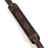 LOUIS VUITTON Shoulder strap Monogram canvas Brown unisex Second hand