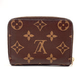 LOUIS VUITTON coin purse M60067 Zippy coin purse Monogram canvas Brown unisex Second hand