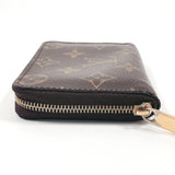 LOUIS VUITTON coin purse M60067 Zippy coin purse Monogram canvas Brown unisex Second hand