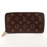 LOUIS VUITTON purse M41894 Zippy wallet Monogram canvas Brown Brown Women Second hand