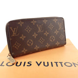 LOUIS VUITTON purse M41894 Zippy wallet Monogram canvas Brown Brown Women Second hand