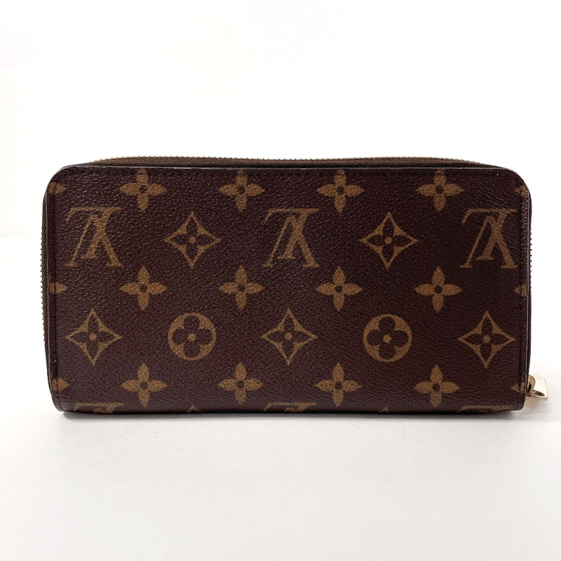 LOUIS VUITTON purse M41894 Zippy wallet Monogram canvas Brown Brown Women Second hand