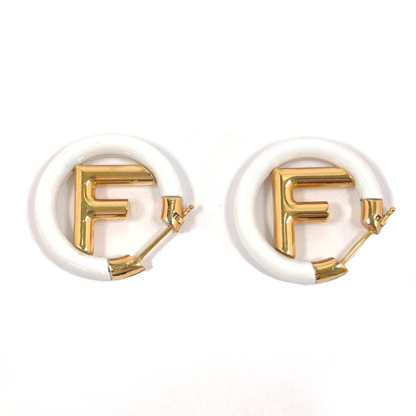 FENDI earring F is Fendi metal gold gold Women Second hand