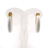 FENDI earring F is Fendi metal gold gold Women Used