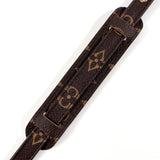 LOUIS VUITTON Shoulder strap Monogram canvas Brown unisex Used