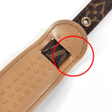 LOUIS VUITTON Shoulder strap Monogram canvas Brown unisex Used