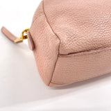 MIU MIU Pouch leather pink Women Second hand