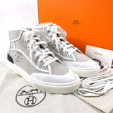 HERMES sneakers H231028Z PN370 Get Up canvas/leather white white Women Used