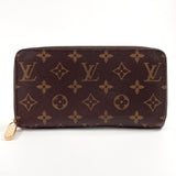 LOUIS VUITTON purse M41894 Zippy wallet Monogram canvas Brown Brown Women Second hand