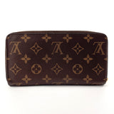 LOUIS VUITTON purse M41894 Zippy wallet Monogram canvas Brown Brown Women Second hand