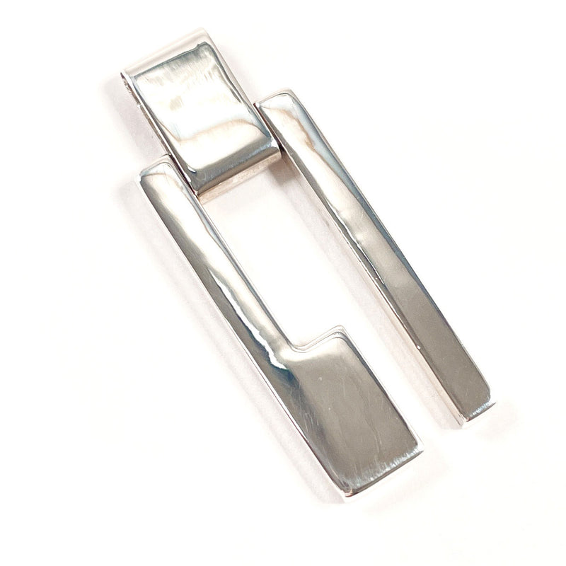GUCCI Pendant top G logo plate Silver925 Silver unisex Second hand