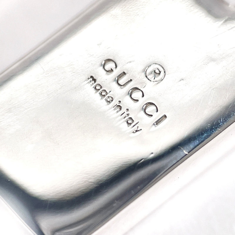 GUCCI Pendant top G logo plate Silver925 Silver unisex Second hand