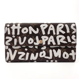 LOUIS VUITTON purse M92189 Porto Monnet Credit Monogram graffiti Monogram canvas Brown Women Second hand