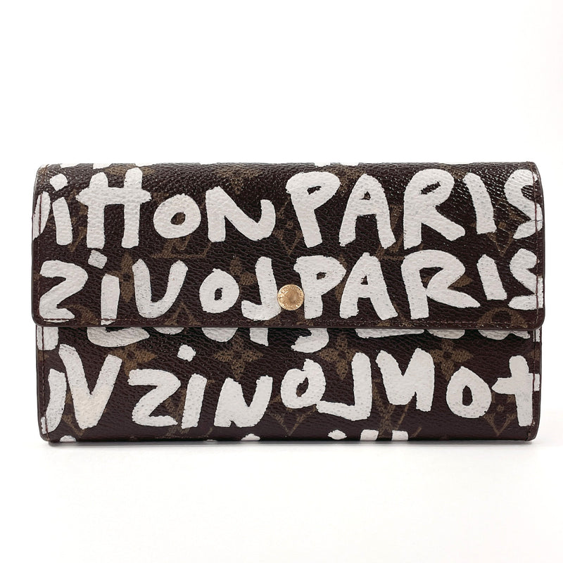 LOUIS VUITTON purse M92189 Porto Monnet Credit Monogram graffiti Monogram canvas Brown Women Second hand