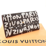 LOUIS VUITTON purse M92189 Porto Monnet Credit Monogram graffiti Monogram canvas Brown Women Second hand