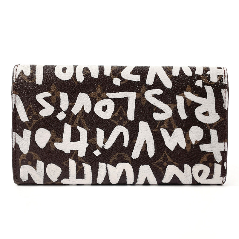 LOUIS VUITTON purse M92189 Porto Monnet Credit Monogram graffiti Monogram canvas Brown Women Second hand
