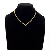 Christian Dior Necklace vintage metal gold Women Second hand