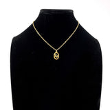 Christian Dior Necklace logo vintage Gold Plated gold Women Second hand