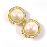 Christian Dior Earring metal/Fake pearl gold Women Used