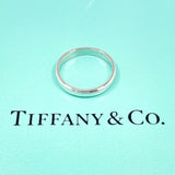 TIFFANY&Co. Ring Wedding band ring Forever Pt950Platinum #US 6 1/4 Silver unisex Second hand