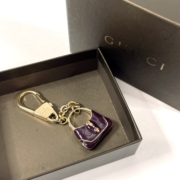 GUCCI charm Bag type metal purple purple Women Second hand