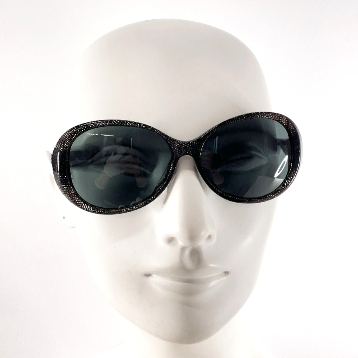CHANEL sunglasses 5165-B-A COCO Mark Synthetic resin Black Women