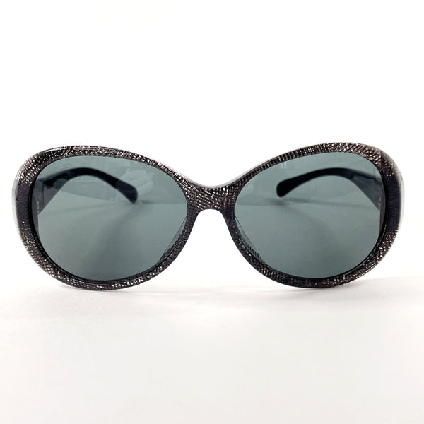 CHANEL sunglasses 5165-B-A COCO Mark Synthetic resin Black Women