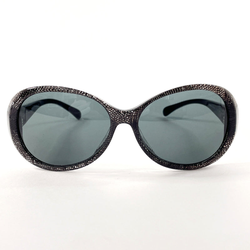 CHANEL sunglasses 5165-B-A COCO Mark Synthetic resin Black Women