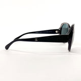 CHANEL sunglasses 5165-B-A COCO Mark Synthetic resin Black Women Second hand