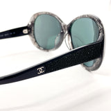 CHANEL sunglasses 5165-B-A COCO Mark Synthetic resin Black Women Second hand