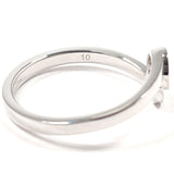 GUCCI Ring GG running K18 white gold #US 5 Silver Women Second hand