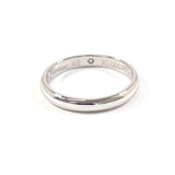 CARTIER Ring 1895 Wedding Ring Pt950Platinum/diamond #US 4 1/2 Silver XUX621 Women Second hand