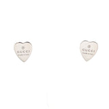GUCCI earring 223990 J8400 8106 Trademark heart shape Silver925 Silver Women Second hand