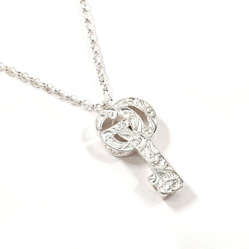 GUCCI Necklace Double G Key Pendant Silver925 Silver Women Second hand