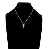 GUCCI Necklace Double G Key Pendant Silver925 Silver Women Second hand