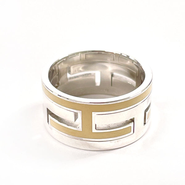 HERMES Ring Move ash Silver925 #US 5 1/2 Silver Silver Women Second hand