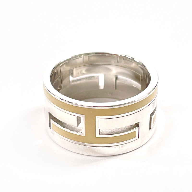 HERMES Ring Move ash Silver925 #US 5 1/2 Silver Silver Women Second hand