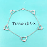 TIFFANY&Co. bracelet Open Heart 5P Elsa Peretti Silver925 Silver Women Second hand