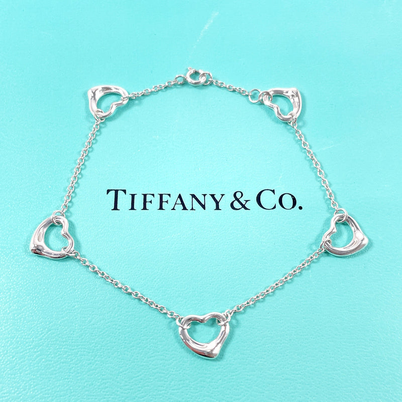 TIFFANY&Co. bracelet Open Heart 5P Elsa Peretti Silver925 Silver Women Second hand